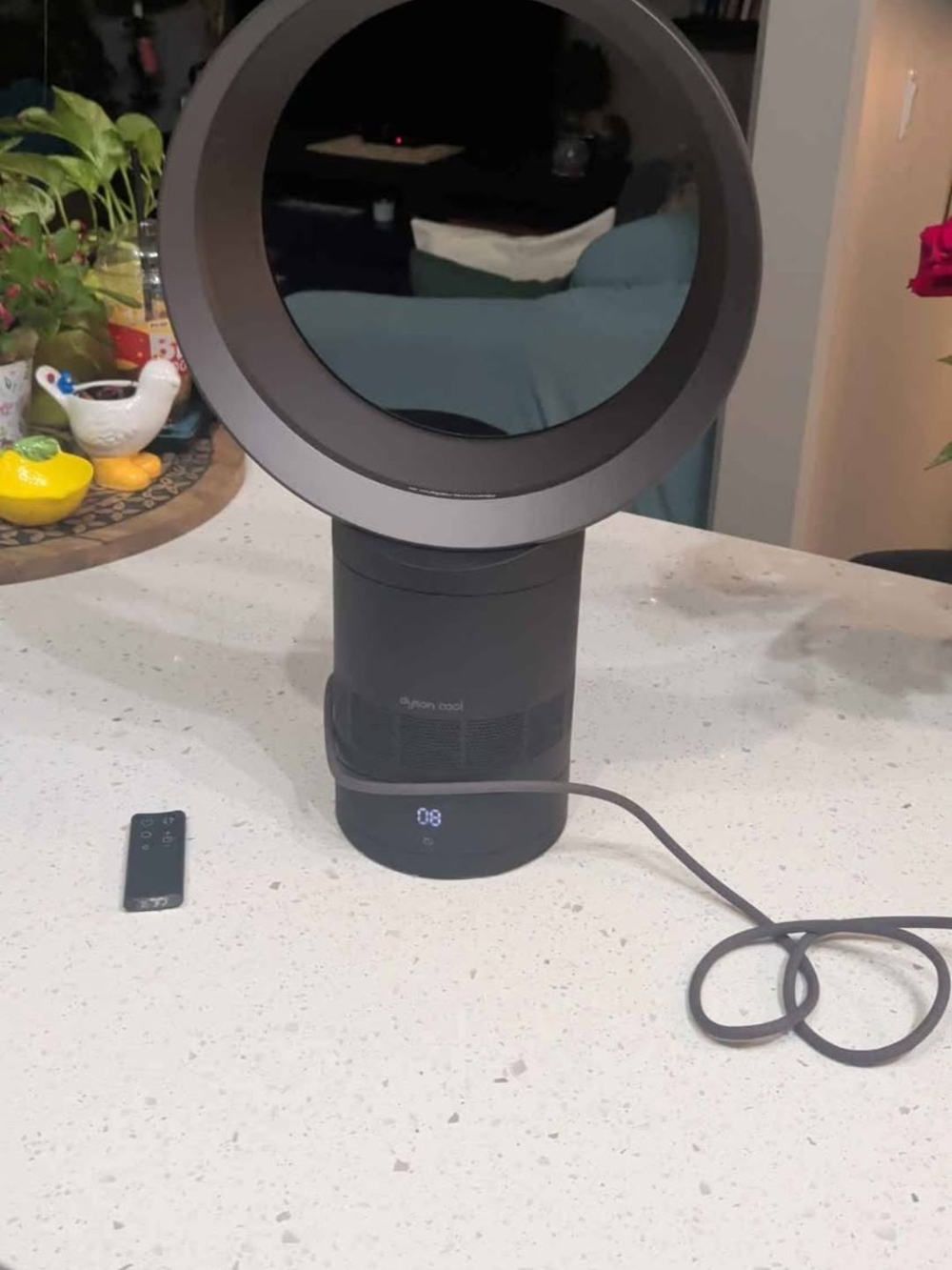 Dyson Cool AM06 10 Inch Bladeless Desk Fan In Black Iron